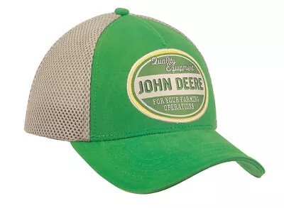 £29.95 • Buy John Deere Adult Mesh Cap Quality Equipment Baseball Cap Green One Size