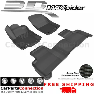 All Weather Floor Mats L1MB02901509 For Mercedes ML W166 12-15 KAGU BLK Maxpider • $171.99