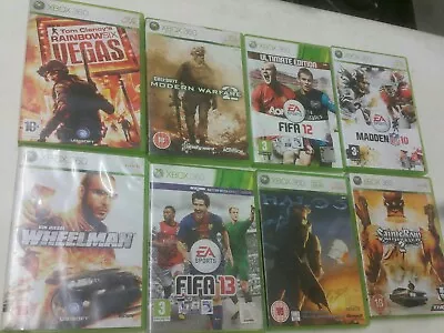 Xbox 360 Games Bundle Halo/ Saints Row/fifa/call Of Duty/ Wheelman Etc Fast Post • £15.99