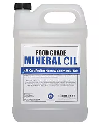 NSF Certified Food Grade Mineral Oil Gallon 128oz Certified Food Conditioner • $42.08