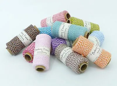 Bakers Twine 5m 10m 20m - 1mm Craft String / Cord For Packaging Gift Wrap Tags • £1.95