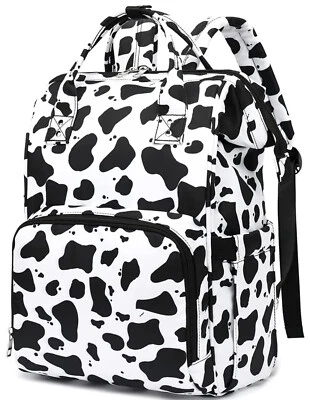 £24.90 • Buy Cow Print Laptop Bag Rucksack Womens Girls