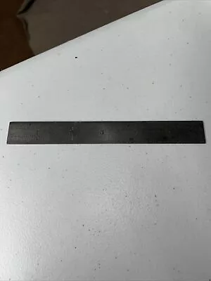 Starrett No. 603 Steel Rule - 6” Scale - 4R • $10