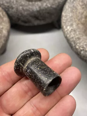 MLC S348 Nice Mini Thin Walled Steatite Tube Stone Pipe Old California Artifact • $750