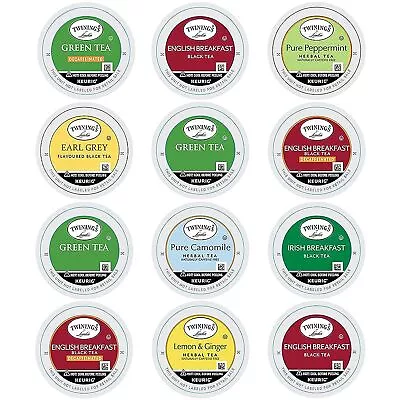  Twinings K Cups Tea Sampler Box (12 Count) 9 Flavors Variety Sampler Pack F... • $22.58