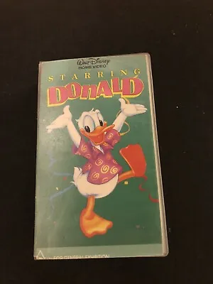 Walt Disney Home Video Starring Donald - Rare VHS Video • $17.50