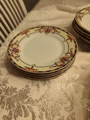 WARWICK VICTORIA CZECHOSLOVAKIA SET OF 4 Dinner Dishes Soup Bowls Salad Plates • $69