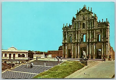 The Ruins Of St. Paul's Church Macao China - Postcard • $4.98