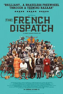 $13.99 • Buy The French Dispatch Movie Poster (b)  :  11  X 17  : Wes Anderson, Bill Murray