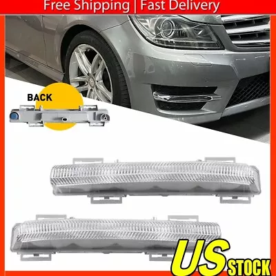 For Mercedes S204 W212 R172 Benz W204 Left &right Daytime Lamp Running Fog Light • $33.99