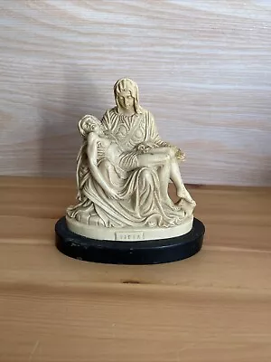 Vintage Pieta Figurine Marked G. Ruggeri Marble Base Made In Italy • $18