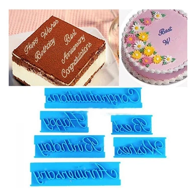 £3.90 • Buy Tool Fondant Cutter Decorating Letter Happy Birthday Cake Mold Sugarcraft Mould