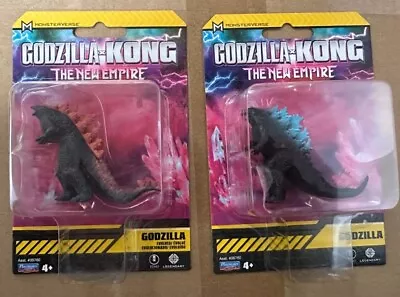 Set Of 2 Godzilla X Kong - 2” MINI Figures New Empire 2024 (Godzilla Evolved) • $24.99