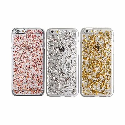 Glitter Bling Gel Pattern TPU Case Cover For Apple IPhone 5 SE 6 6S 7 8 Plus X • $6.99