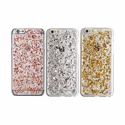 $4.95 • Buy Glitter Bling Gel Pattern TPU Case Cover For Apple IPhone 5 SE 6 6S 7 8 Plus X