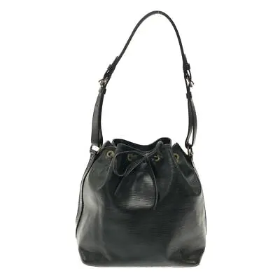 Auth LOUIS VUITTON Petit Noe M59012 Noir Epi 8911A2 Shoulder Bag Leather • $262