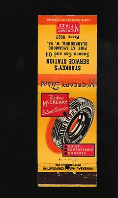 1940s McCreary Tires Silent Service Clarksburg WV Universal Match Corp. • $9.75