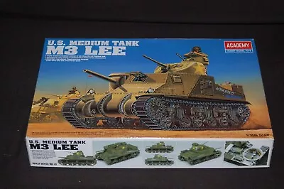 ACADEMY MODEL KIT # 13206 1/35 U.S. MEDIUM TANK M3 LEE WWII Open Box No Instucti • $39.99