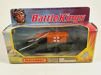 Vintage Boxed Matchbox Battle Kings K-112 DAF Ambulance - MIB - Unpunched - Rare • £120.99