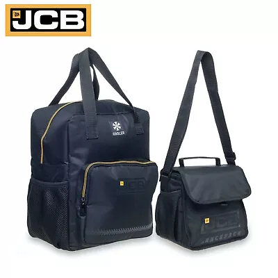 JCB Cool Bag Lunch Bag Thermal Insulated Cool Box Bag Travel Bag Grab Handle • £12.99