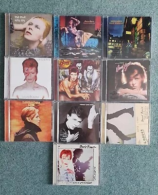 David Bowie 10x Album CD Bundle - Very Good Condition • £49.99