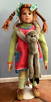 Pippi Longstocking Doll & Monkey Virginia Turner & Peggy Dey #93/150 RARE • $650