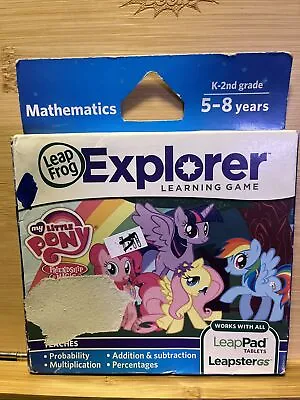 NEW Leapfrog Explorer Learning Game: My Little Pony Friendship Is Magic (MATH) • $34.17