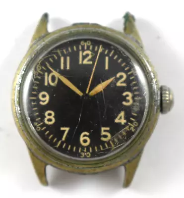 Vintage Elgin Type A-11 Hand Wind Mechanic 15J 539 Military Wrist Watch Lot.ee • $81