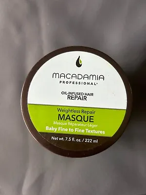 Macadamia Professional Weightless Repair Masque Oil Infused Fine Hair 7.5oz New • $16
