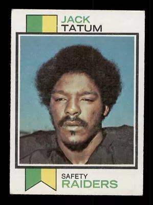 1973 Topps Football #288 Jack Tatum Rookie Rc Oakland Raiders • $8.27