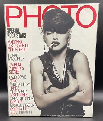 MADONNA Photo Magazine No 282 (March 1991) French Rock Stars Issue • $80