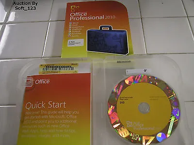 Microsoft Office 2010 Professional For 2 PCs Full English Retail Box Version • $134.96