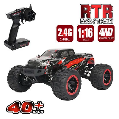 Off-Road Truck  Car High Speed 40km/h 1/16  Racing Car 4WD   T1C1 • £57.68