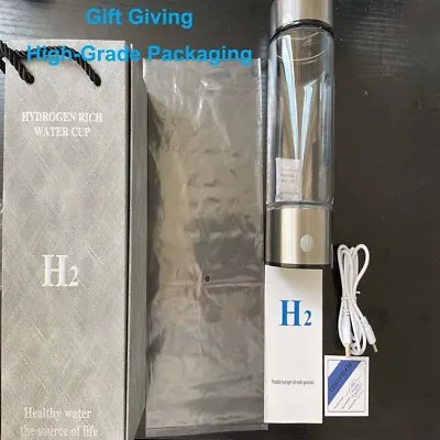 Hydrogen Water Bottle Portable Hydrogen Water Ionizer Machine Water Generator • $47.49