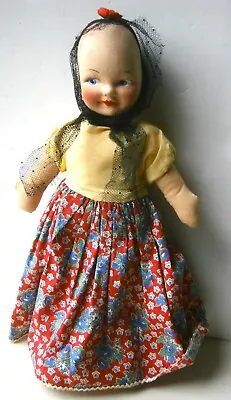 Vintage Spanish Senorita Cloth Doll Made In USA By Molly-es • $30