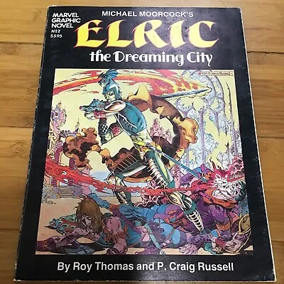 The Dreaming City – Elric Marvel Graphic Novel #2 – Michael Moorcock 1982 • $15