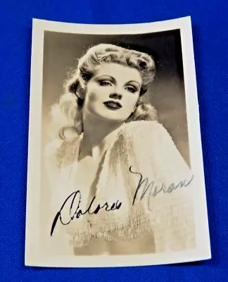 Vintage 1940s Film Actress Dolores Moran Original Signed Autographed Photo 4  • $19.99