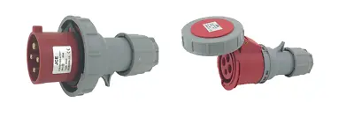 £10.31 • Buy JCE 16A 32A 63A 125A Red 4 PIN 415V 3 Phase Industrial Plugs Sockets IP67 Rated