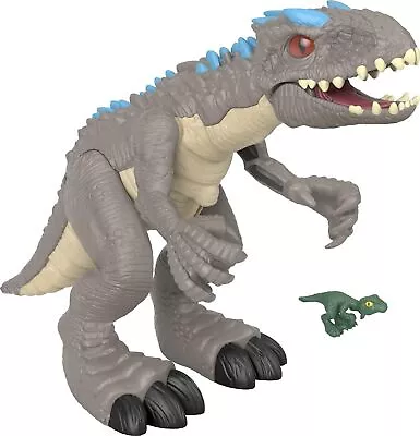 Imaginext Jurassic World Indominus Rex Dinosaur Toy With Thrashing Action & Rap • £30.95