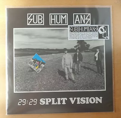 Subhumans - 29:29 Split Vision LP 2017 Repress Black Vinyl Punk Crass  • £15