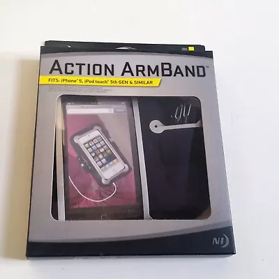 Nite Ize NIPB2-01-R8 Action Armband For IPhone 5 IPod Touch Large Black New OEM • $15