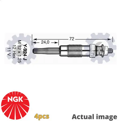 4x New Glow Plug For Peugeot Fiat Boxer Platform Chassis Zct Xud9te D8c Dhy T9a • $95.32