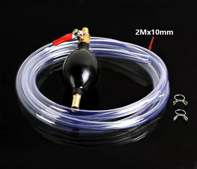 $9.29 • Buy Car Oil Sucker Liquid Oil Water Fluid Transfer Siphon Hand Hose Pump Anti-static