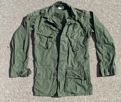 RARE 1963 US Army 1st Pattern Tropical Combat Coat Mans Jacket Slant Pockets SM • $449.99