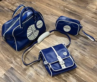 PAN AM  Lot  Bag Original Certified Vintage Style Pan Am Blue • $200