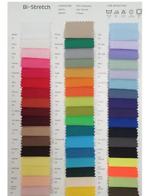 Bi-Stretch Fabric Material Suit Dressmaking Trousers & Backdrops • £3.40