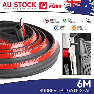 TAILGATE SEAL KIT FOR MERCEDES X-CLASS RUBBER UTE DUST TAIL GATE Edge Banding • $34.99