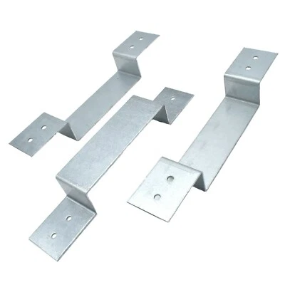 £6.49 • Buy Heavy Duty Galvanised Anti Rattle Fence Panel Security Bracket For 4  Fence Post
