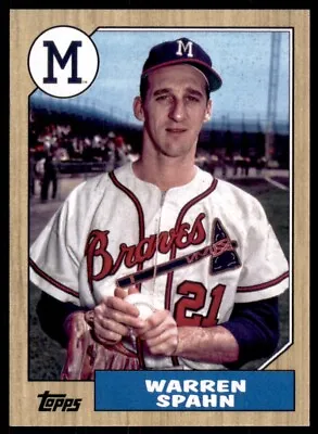 2022 Archives Base #272 Warren Spahn - Milwaukee Braves • $0.99