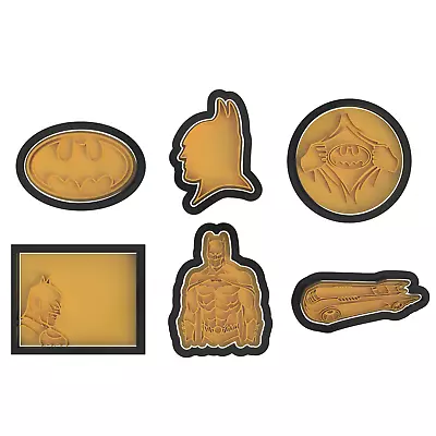 £26.73 • Buy Batman Cookie Cutter Set 6 Piece Trimmer Shape Or PDZ 8CM